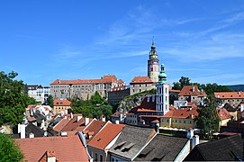 Český Krumlov Castle & Old Town Rooftops