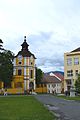 Bell Tower & John of Nepomuk Statue