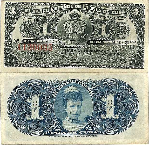 File:1896 BancoEspañolCuba 1peso.jpg