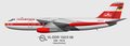 Baade 152/II in planned livery of Interflug