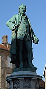 Statue in Langres eine Arbeit von Frédéric-Auguste Bartholdi