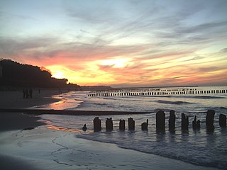 Ustka, beach, 2007