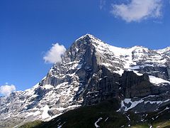 Eiger, Berner Alps, view from Kleine Scheidegg