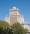 * Nomination España Building, Madrid, Spain. --Kadellar 17:52, 28 December 2011 (UTC) * Promotion  CommentA bit of perspective distortion. (es) Repara en las líneas verticales laterales. Me gustaría que las pudieses enderezar un poco, aunque no sea totalmente. Gracias--Lmbuga 04:05, 29 December 2011 (UTC)  Done He arreglado eso y algo de CA que no vi en su día. I've fixed that and some CA I hadn't seen before. Kadellar 12:48, 29 December 2011 (UTC) QI. Mejor, buena--Lmbuga 23:02, 29 December 2011 (UTC)