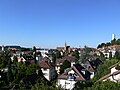 Blick von der Federburgstraße (Höhe Urbanstraße) über die Südstadt zur Altstadt