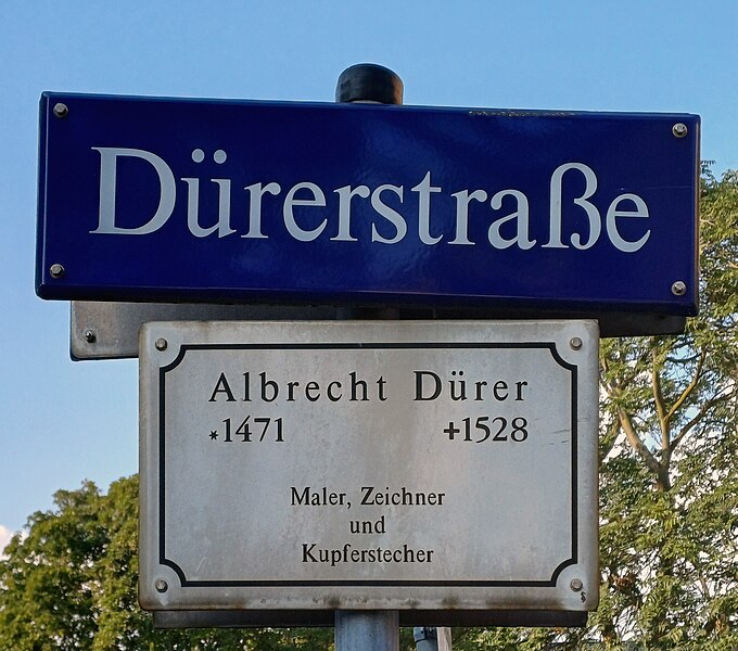 File:Gedenktafel Dürerstr (Dresden) Albrecht Dürer.jpg