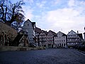 Blick auf den umgestalteten Marktplatz