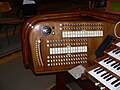 RV Liebfrauenkirche Orgel Spieltisch Register