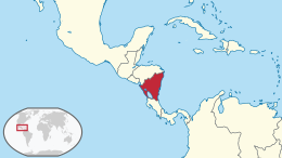 Map of Nicaragua