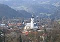 Blick von der Auerburg auf Oberaudorf