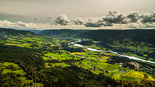 Gudbrandsdalslågen, Oppland