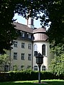 Ravensburg, Bruderhaus (mit Bruderhauskapelle), von der Anlage in der Schussenstraße aus gesehen