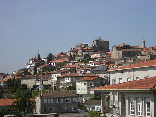 Vista xeral de Tui dende a Alameda