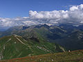 Widok na Tatry Wysokie z Małołączniaka