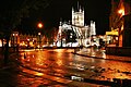 Abbey at night