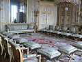 Grand salon de reception de l'imperatrice (Premier Empire), creé pour l'imperatrice Joséphine en 1809 par Dubois et Redouté