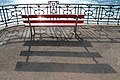 * Nomination Empty Bench near Lake Lugano. --Jsamwrites 11:10, 8 September 2022 (UTC) * Decline Heavy CA and blown areas. Taking photos against the light is difficult and it hasn't quite succeeded here. --Peulle 12:13, 8 September 2022 (UTC)