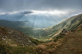 Carpathian National Park from Hoverla