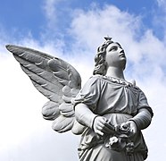 Matter Angel in Cieszyn Cemetery