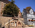 Neben der Stadtkirche St. Marien prägt die über 700 Jahre alte Linde auf dem Kirchhof den Marktplatz.