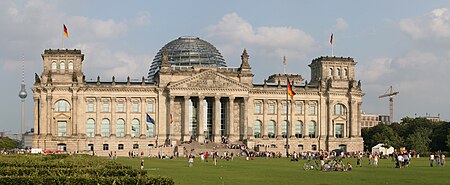 Reichstag building in Berlin, Germany