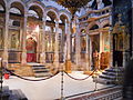 Catholicon chapel, with Throne of the Greek Orthodox Patriarch of Antioch in the Katholikon (right corner)