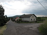 Čeština: Cesta k nádraží v Chotiměři. Okres Litoměřice, Česká republika. English: Road to railway station in Chotiměř, Litoměřice District, Czech Republicc.