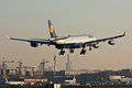 * Nomination Lufthansa A340-300 lands at Frankfurt in the early morning --fule 00:50, 20 January 2012 (UTC) * Promotion Very Perfect photo. --Katarighe 01:39, 20 January 2012 (UTC)