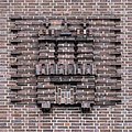 Deutsch: Schule Lämmersieth in Hamburg-Barmbek-Nord, Wappen an der Fassade des Klassenflügels. This is a photograph of an architectural monument. It is on the list of cultural monuments of Hamburg, no. 22937.