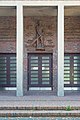 Deutsch: Gorch-Fock-Halle in Hamburg-Finkenwerder: Pfeilervorhalle. This is a photograph of an architectural monument. It is on the list of cultural monuments of Hamburg, no. 14651.