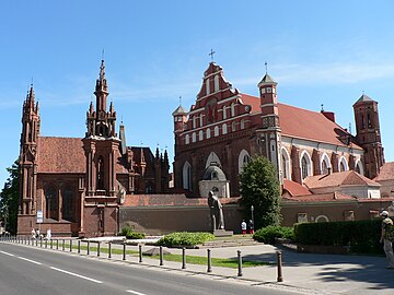 Vilnius, St. Ann's church and Bernardine church