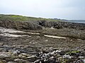 Falaises, grottes et estran rocheux à l'ouest de Malachappe.