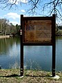 Čeština: Cesta kolem hornického města, naučná stezka u města Rudolfov v okrese České Budějovice, infotabule č. 9. English: Educational trail Cesta kolem hornického města is an educational trail near the town of Rudolfov, south Bohemia, Czech Republic, information board No 9.