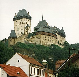 Castle Karlštejn (Castle is gothic, but some seemingly gothic elements are neogothic)