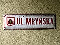 Młyńska Street Sign