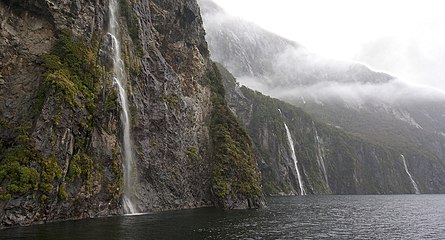 Milford Sound Waterfall