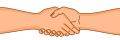 Handshake with visible fingernails.svg