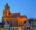 Die Marienkirche bei Nacht