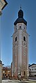 * Nomination Steeple of parish church in Kastelruth 16th century --Moroder 19:24, 30 November 2012 (UTC) * Promotion Nice tower, but visible halo all around the monument (IMO due to processing of a "back-light" picture). The sky is correctible, the underexpo of the tower too. Maybe you could try something.--Jebulon 16:56, 7 December 2012 (UTC)  Info I uploaded a new version from the RAW file with only perspective correction. Some halo is natural in BL pictures, there is no uderexpo anywhere --Moroder 10:00, 15 December 2012 (UTC)  Weak support Although it's a bit soft at the top and there is a slight halo, I find the image OK for QI. --A.Savin 19:40, 17 December 2012 (UTC)