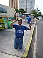 * Nomination (es) Foto tomada en la calle 72 de Maracaibo, Venezuela. --The Photographer 14:44, 2 December 2012 (UTC) * Withdrawn  OpposeI have some ethical concerns with this photo. Not sure if the man knows that he was photographed. I see no conclusive action because he does not look into the camera. --Tuxyso 16:21, 2 December 2012 (UTC) Info I remember, The person in this picture agree to be photographed under this License --The Photographer 17:19, 2 December 2012 (UTC) We can only believe you or not. Affirmation is not notable in the gesture or facial expression, we should discuss it - if one knows he is photographed he does not close his eyes. --Tuxyso 17:32, 2 December 2012 (UTC) InfoI do not want this in discussion, your comment to trust me or not makes me feel bad. Much of Commons is a project that tests the confidence of all of us. I hope to have more assertive, you comment in the future, thanks --The Photographer 18:51, 2 December 2012 (UTC) Please do not misunderstand my comment. It was not distrust against you. For me those photos are a problem in general and do not relate to your special photo. Thus you're right CR is not the right place for that discussion. In Germany the jurisdiction for this kind of photos is clear: If there is neither conclusive behaviour nor a contract between photographer and photographed person it is an encroachment on the right of personality. Probably the practise on Commons is different from my assessment, that was my idea for discussion. Look at your own FP candidate: there it is clear that he agreed to the photo. --Tuxyso 22:09, 2 December 2012 (UTC) Tuxyso, stop hounding contributors. I shall put an end to this - decline. Overexposed sky, tilted. Mattbuck 08:01, 3 December 2012 (UTC) Your personal attack against me is not OK. --Tuxyso 12:39, 3 December 2012 (UTC)  Info I have not misunderstood anything, clean slate. Please read carefully before declining, I had already decided to withdraw this nomination, to the next, autopilot off. --The Photographer 22:27, 4 December 2012 (UTC)