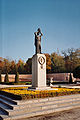 Monument to Jacinto Benavente built in the Retiro Park (Madrid, Spain) in 1962.