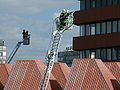 Ćwiczenia przeciwpożarowe w Collegium Altum w Poznaniu, sierpień 2004 (Fire exercises in Collegium Altum, August 2004)