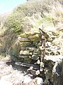 Ruines dans l'anse de Poulguen Per.