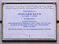 Irmgard Keun, Meinekestraße 6, Wilmersdorf