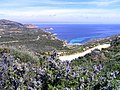 Revellata, plage de l'Alga, road D 81b, a view from Calvi