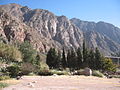 Precordillera en Cacheuta