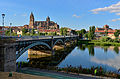 * Nomination Old quarter of Salamanca and the bridge Enrique Estevan seen from south bank of Tormes river, Castile and León, Spain --Selbymay 22:21, 8 December 2012 (UTC) * Promotion  Comment Very well, but slightly unsharpness --Rjcastillo 00:42, 9 December 2012 (UTC)  Support Beautiful colors and composition weight up slight unsharpness. If you diagreee, Rjcastillo, let's discuss and we ask for a third opinion. --Tuxyso 08:49, 9 December 2012 (UTC) Comment enough with your opinion. Picture Very good. I agree --Rjcastillo 14:33, 9 December 2012 (UTC)