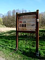 Čeština: Cesta kolem hornického města, naučná stezka u města Rudolfov v okrese České Budějovice, infotabule č. 6. English: Educational trail Cesta kolem hornického města is an educational trail near the town of Rudolfov, south Bohemia, Czech Republic, information board No 6.