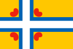 Unofficial Flag of Frisia, Europe