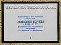 Margret Boveri, Opitzstr 8, Steglitz